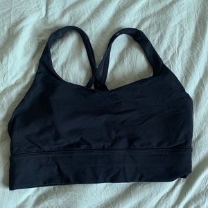 Black Lululemon Sports Bra (longline)